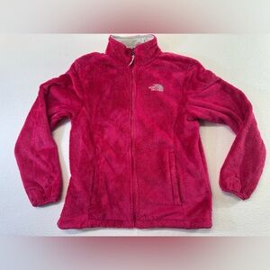 The North Face womens M hot Pink Fleece Jacket underlayer ski